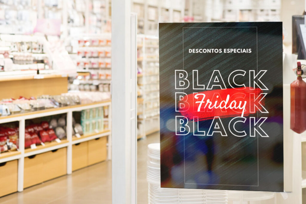 Cartaz de Black Friday 2024
