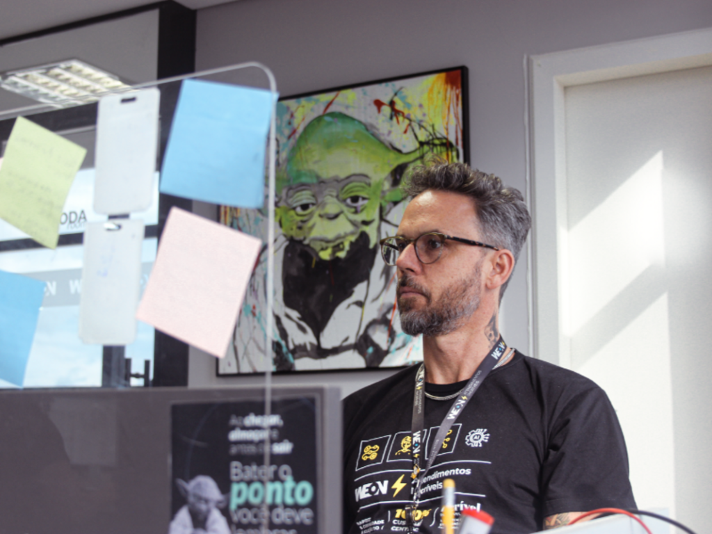 Denis Galvão, CEO, na sede da WeON.