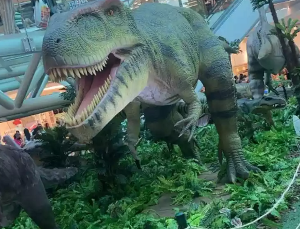 Exposição de dinossauros