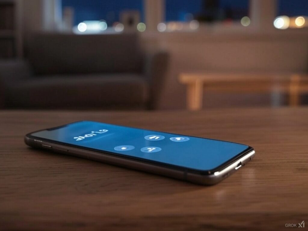 celular recebendo um alerta por sms em massa