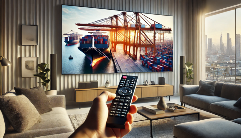 Telespectador aponta controle para TV