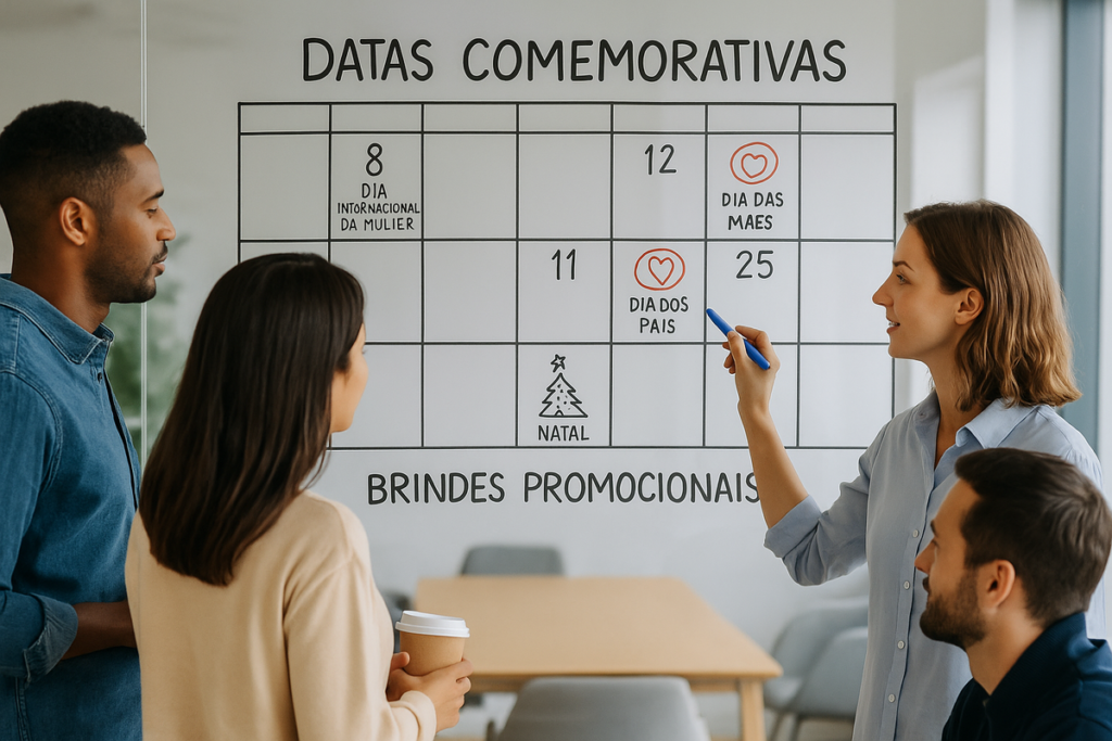 Brindes para datas comemorativas