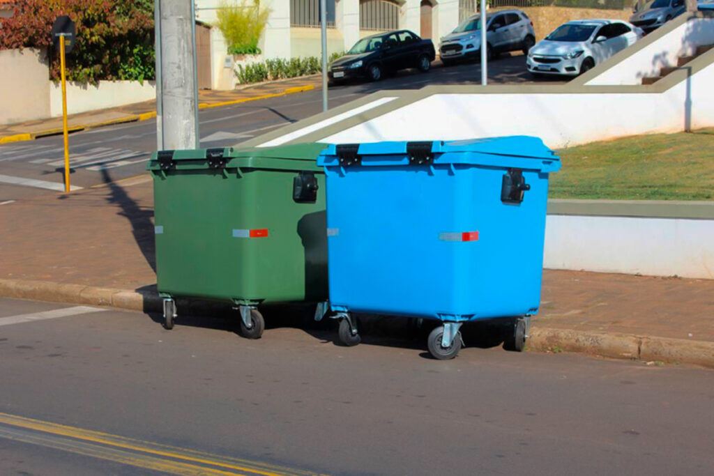 Conteinerização dupla para coleta