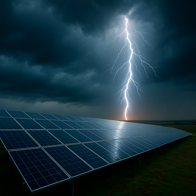 Proteja com DPS a Usian Fotovoltaica
