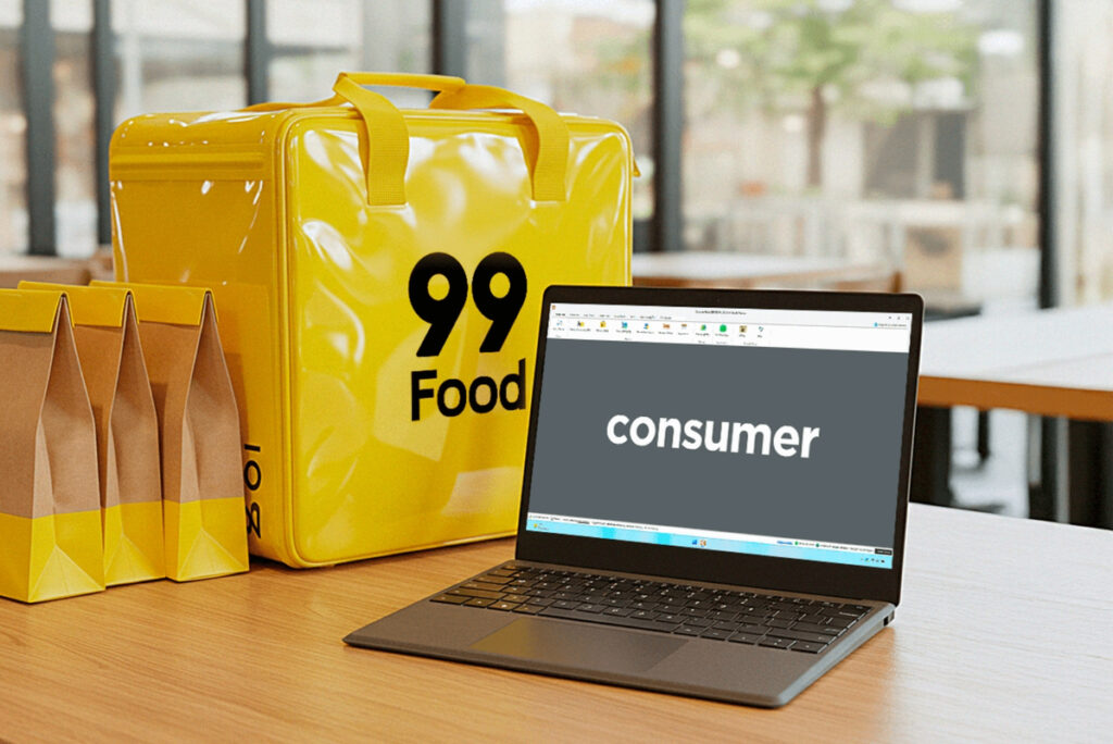 Sistema da Consumer inaugura integração com a nova 99Food