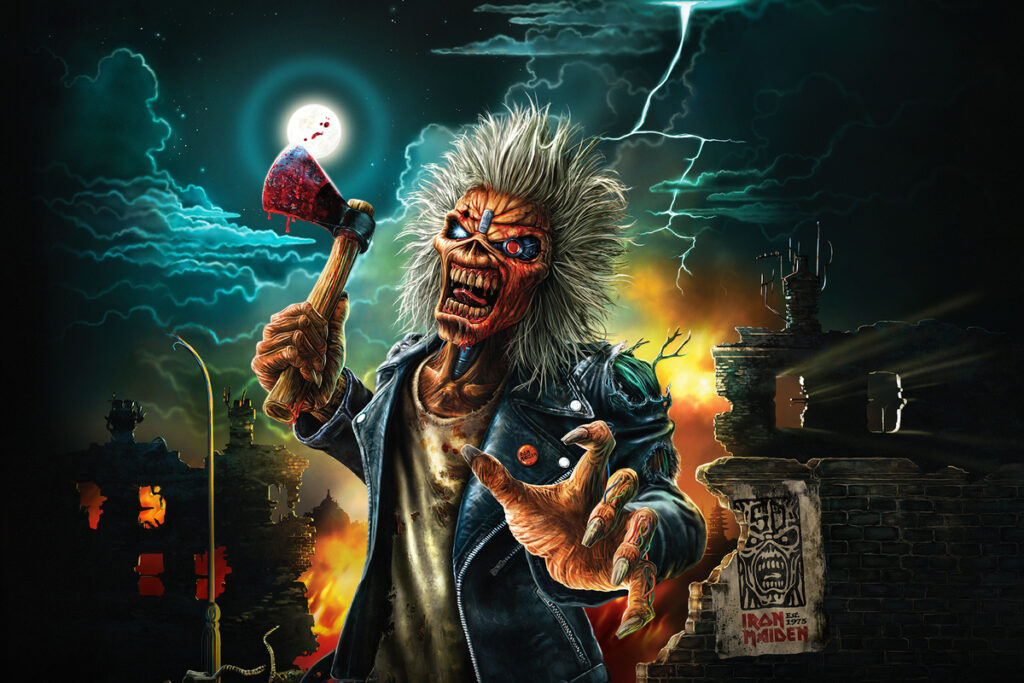 Eddie em arte oficial dos 50 anos