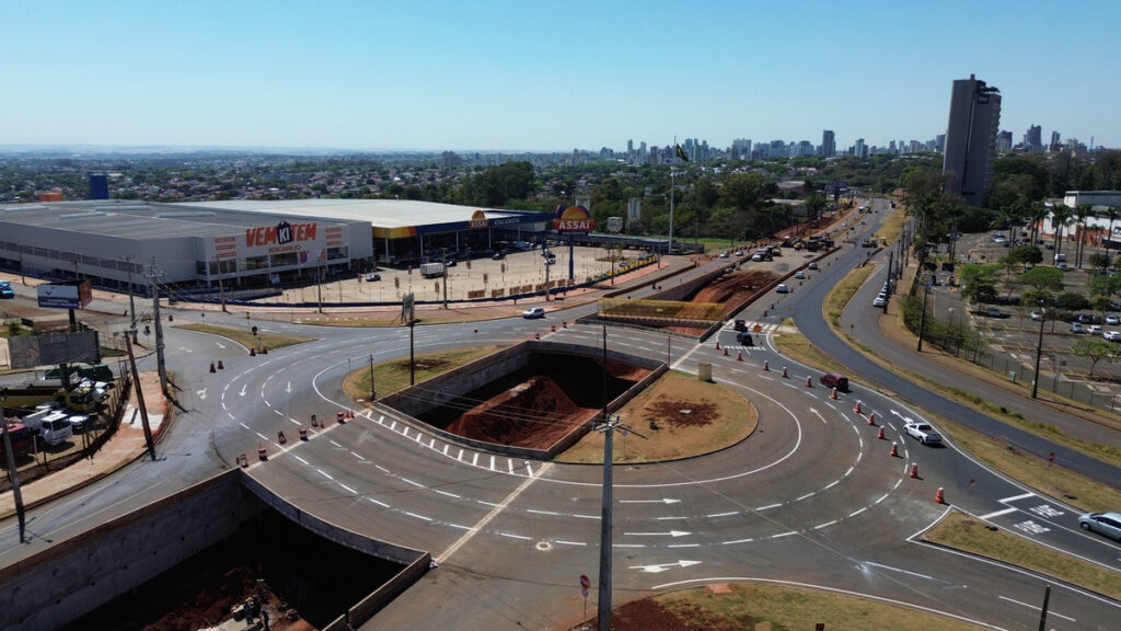 Novo viaduto em Maringá já impacta comércio local