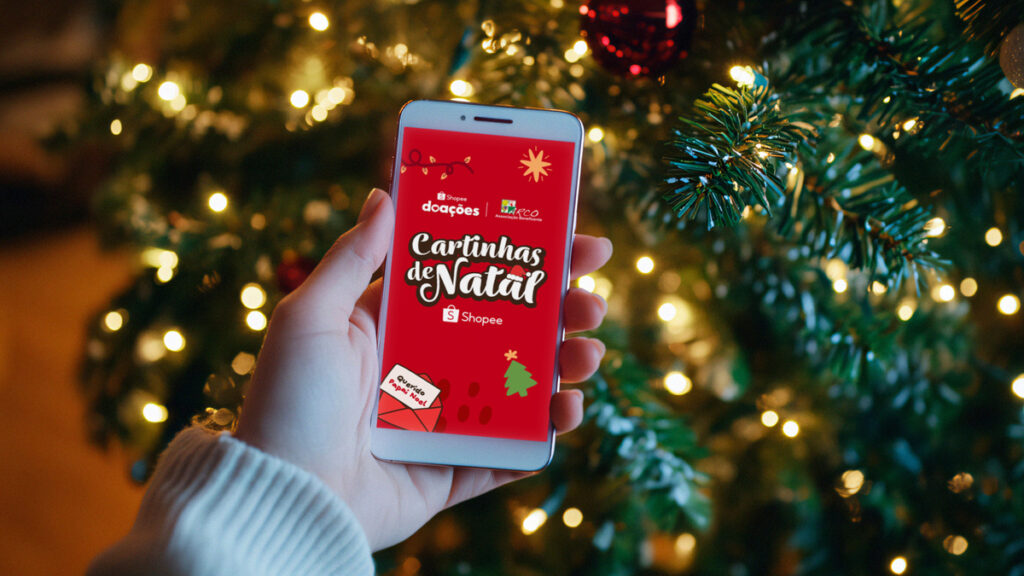 Cartinhas de Natal Shopee vai presentear 2 mil crianças