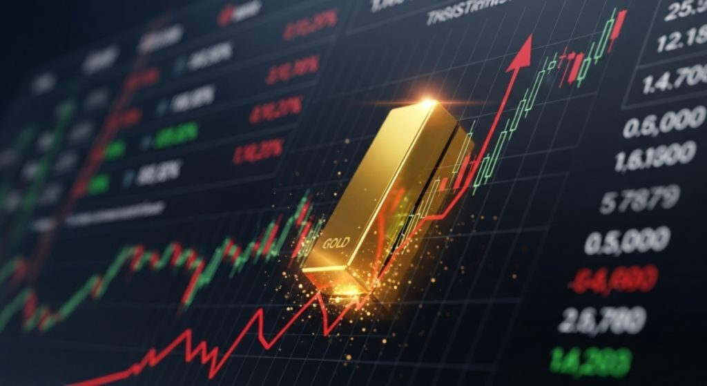 Ouro atinge novo recorde histórico e supera os US$ 4.200