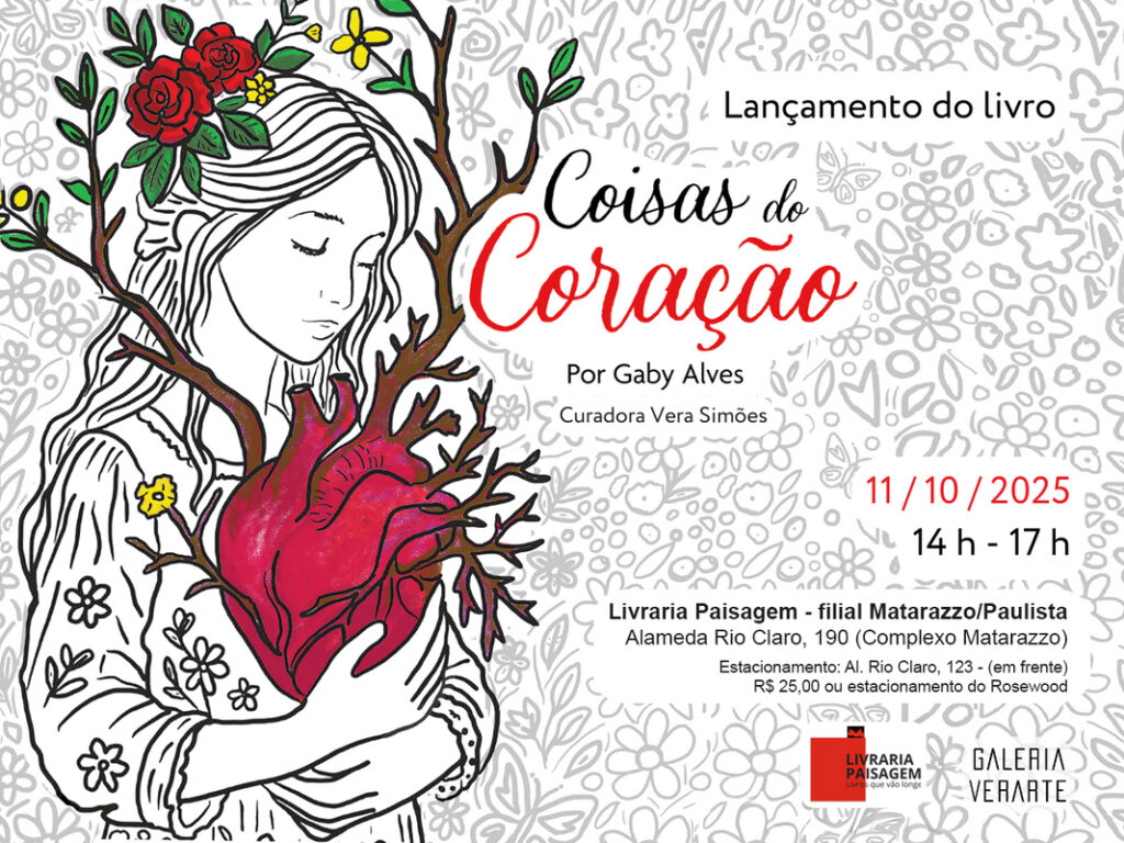 Lançamento do livro “Coisas do Coração” na Livraria Paisagem