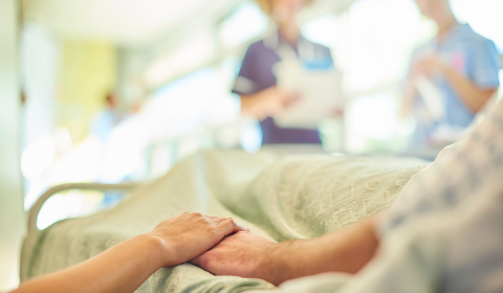 Pessoa hospitalizada