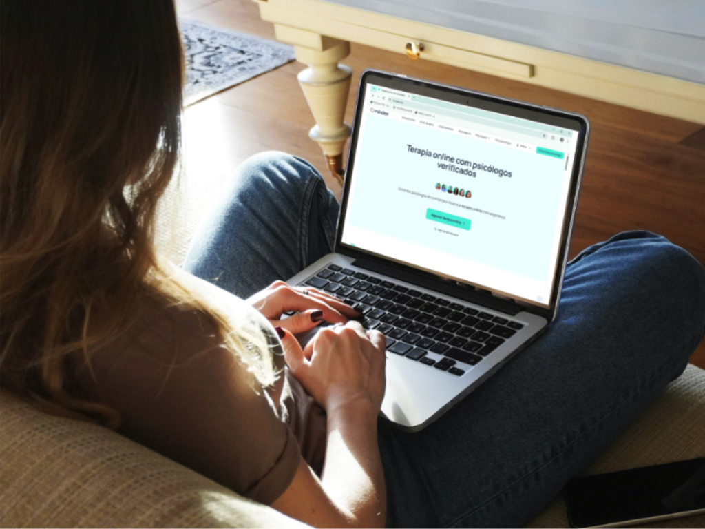 Busca por psicólogo em site de terapia