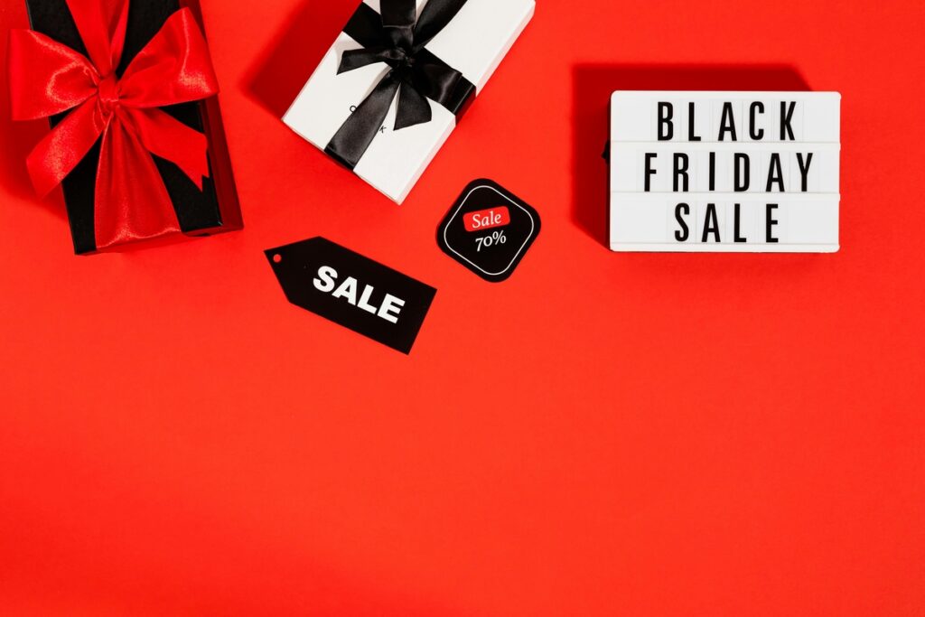 Black Friday com presentes e descontos