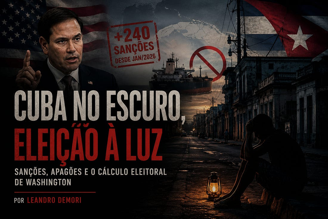 Demori: “A fome em Cuba virou moeda eleitoral – O plano macabro de Trump e Rubio”