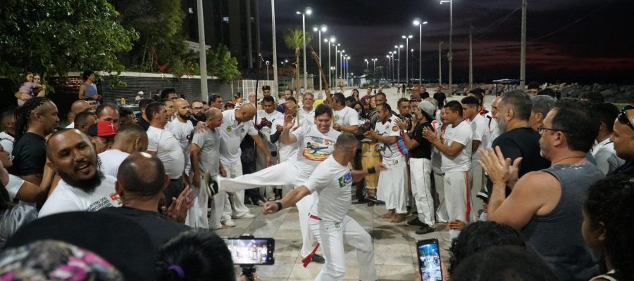 Capoeiristas realizam encontro no Centro Cultural Belchior