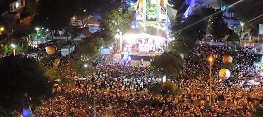 AMC disciplina em Fortaleza circulação de veículos e pedestres para garantir segurança à procissão de Nossa Senhora de Fátima