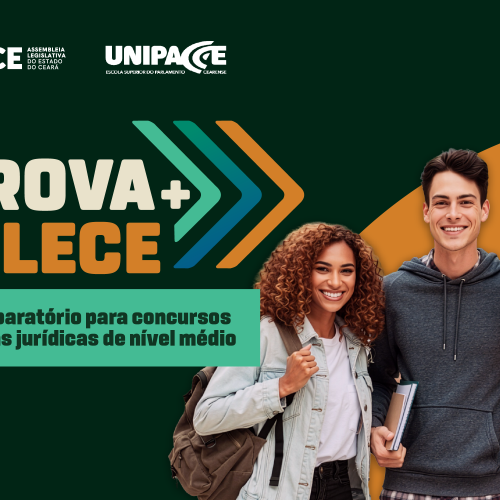 Assembleia do Ceará abre mais 200 vagas para curso gratuito preparatório para concursos