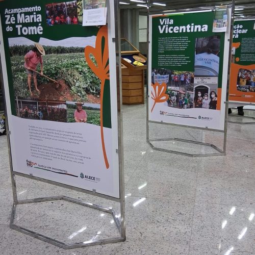 Escritório de Direitos Humanos Frei Tito, da Alece, é tema de exposição