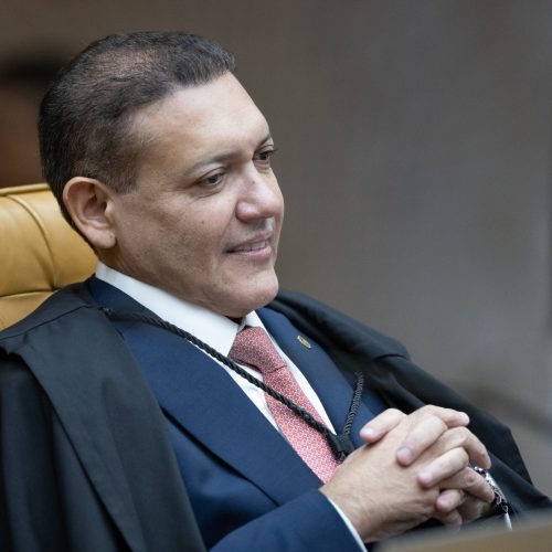 Ministro Nunes Marques durante a Sessão Plenária realizada em 20 de junho de 2024. Foto: Andressa Anholete/STF