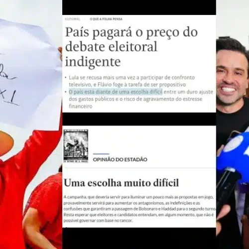 Cópia barata: Folha de S.Paulo requenta editorial pró-Bolsonaro do Estadão em 2018 e tenta ajudar Flávio e outros extremistas