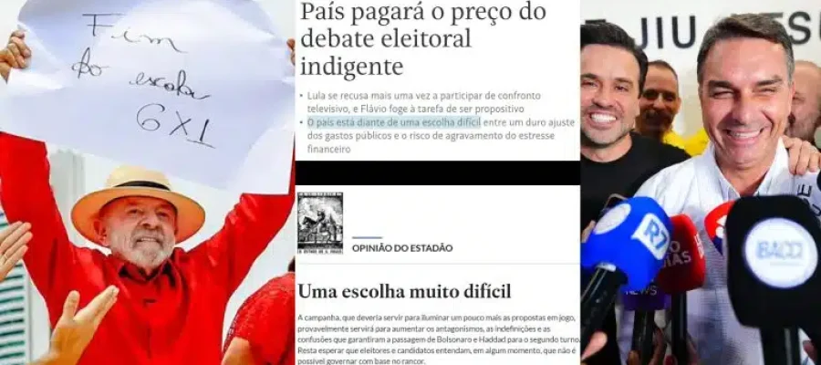 Cópia barata: Folha de S.Paulo requenta editorial pró-Bolsonaro do Estadão em 2018 e tenta ajudar Flávio e outros extremistas
