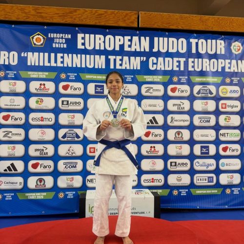 Lutadora apoiada pela Prefeitura de Fortaleza conquista pódio em torneio europeu de judô