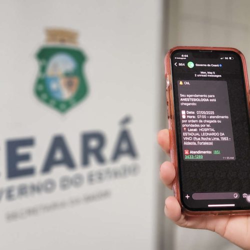 Pacientes da rede da Secretaria da Saúde do Ceará passam a ter confirmação de consultas ambulatoriais por WhatsApp