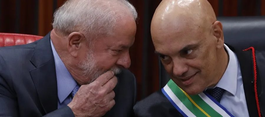 Lula e Alexandre de Morais: alvos de plano de homicídio feito por facção palaciana