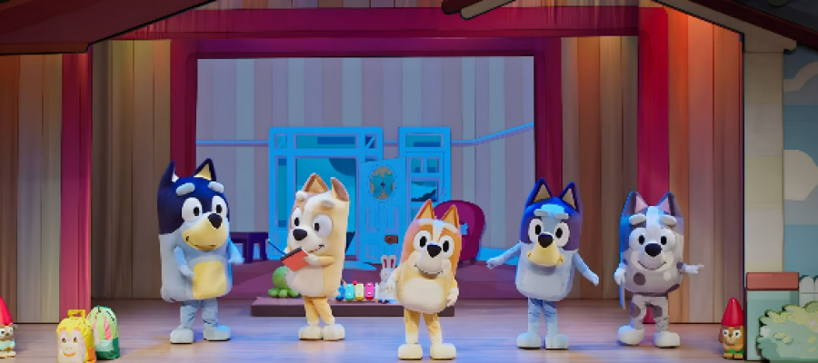 Fortaleza recebe espetáculo teatral infantil com personagens da série animada Bluey