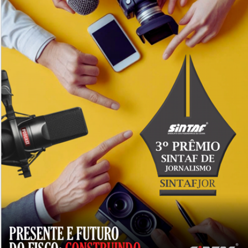 3º Prêmio Sintaf de Jornalismo recebe inscrições até 15 de maio