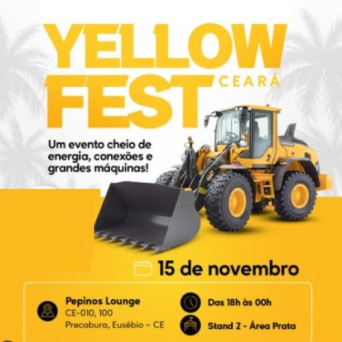 “Linha Amarela”: Yellow Fest promove edição Ceará 2025 com exposições de máquinas, shows artísticos e até churrasco